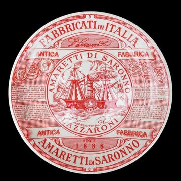 Campari - Fortunato Depero - Schotel - Raro piatto