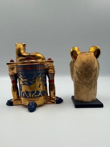 The Franklin Mint – Trésors de Toutankhamon - Beeldje, Tête, Antiek en Kunst