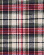 Katoen Ruit Flanel Look Rood/Groen, Nieuw, Groen