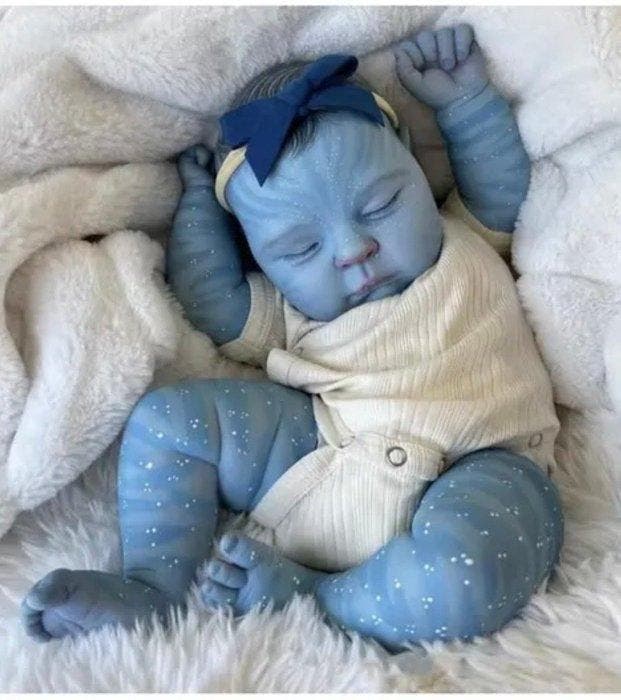 Reborn - Pop - Avatar Inspired Reborn Baby Doll, Antiek en Kunst, Antiek | Speelgoed
