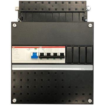 ABB groepenkast 1 krachtgroep 3P+N, 1 aardlekschakelaar 4-p,, Ophalen of Verzenden, Nieuw