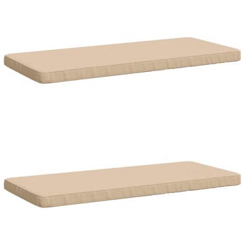 vidaXL 2-delige Bankkussens VUGHT 2 st 100% Polyester, Verzenden, Nieuw