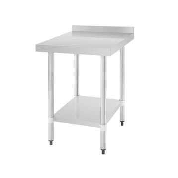 Demontabele RVS / Inox werktafel met achteropstand – 700 mm, Ophalen of Verzenden