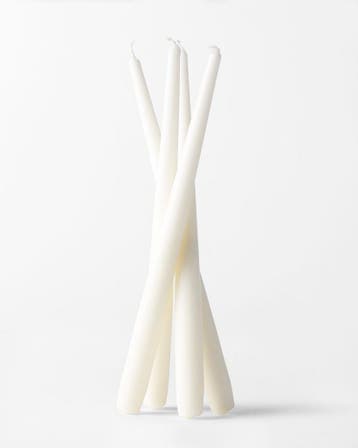 HEMA Dinerkaarsen 2x17cm gotisch ivoor - 4 stuks, Verzenden, Nieuw