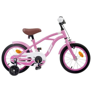 vidaXL Kinderfiets 16 Inch voor 4-6 jaar oud Lichtroze, Verzenden, Nieuw