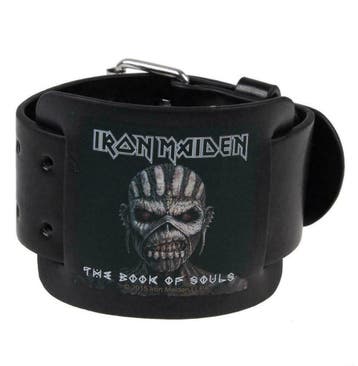 Iron Maiden The Book of Souls Leren Polsband, Ophalen of Verzenden, Nieuw, Gebruiksvoorwerp
