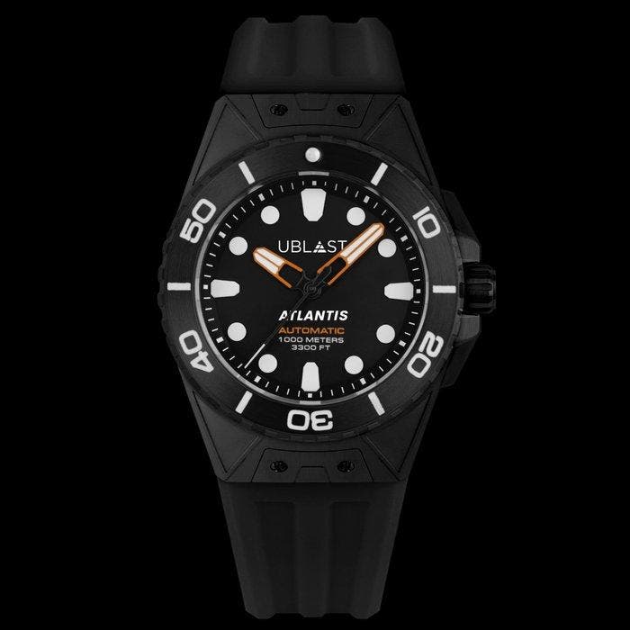 Ublast - Atlantis Professional Diver 100 ATM - Ltd Edition -, Sieraden, Tassen en Uiterlijk, Horloges | Heren
