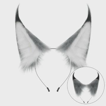 Furry Lynx Oren & Staart Set - Cosplay Accessoires