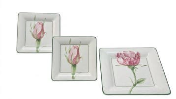 Villeroy & Boch - Schaal (3) - Flora - Fijn porselein - Zo