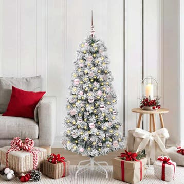 vidaXL Kunstmatige Inklapbare Kerstboom 150 LEDs Groen en, Verzenden, Nieuw