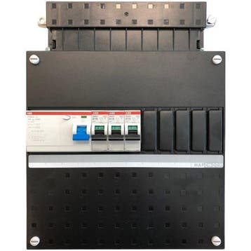 ABB groepenkast 3 groepen, 1 aardlekschakelaar 4-p,, Ophalen of Verzenden, Nieuw