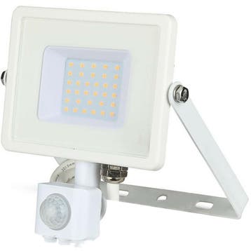 LED Bouwlamp 30 Watt met Sensor - LED Schijnwerper - Viron, Ophalen of Verzenden, Nieuw