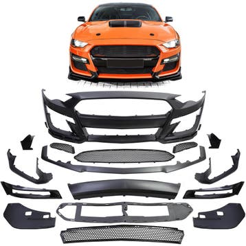 Voorbumper Ford Mustang Mk6 18-21 GT500 Design, Ophalen of Verzenden, Nieuw