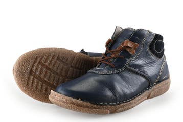 Josef Seibel Enkellaarzen in maat 36 Blauw, Kleding | Dames, Schoenen, Lage of Enkellaarzen, Zo goed als nieuw, Josef Seibel, Verzenden