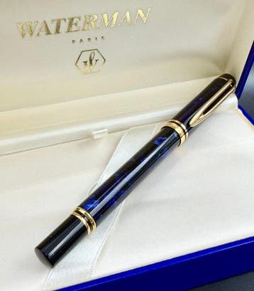 Waterman - Man Rhapsody Blue - Vulpen, Verzamelen, Pennenverzamelingen, Nieuw
