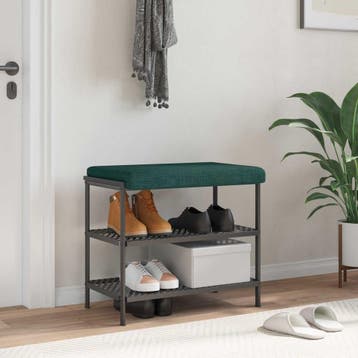 vidaXL Bankkussen Stof Donkergroen Diepte 35 cm, Verzenden, Nieuw, Groen
