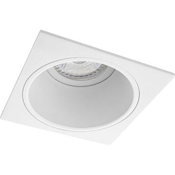 GU10 Inbouwspot Set - Mat Wit - Inbouw Vierkant - Dimbaar -, Huis en Inrichting, Lampen | Spots, Metaal of Aluminium, Nieuw, Ophalen of Verzenden