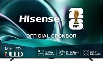 Hisense 85U7QTUK - 85 inch - 4K QLED - 144Hz - Smart TV -, Audio, Tv en Foto, Televisies, Ophalen of Verzenden, Nieuw