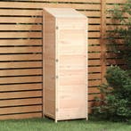vidaXL Tuinschuur 55x52x174,5 cm massief vurenhout, Tuin en Terras, Tuinhuizen, Verzenden, Nieuw