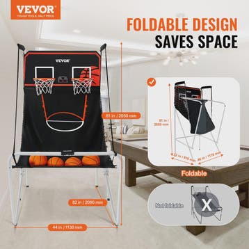 Dubbel Basketbal Arcade Spel - 2 Spelers, 8 Modi, Inclusief, Verzenden, Nieuw