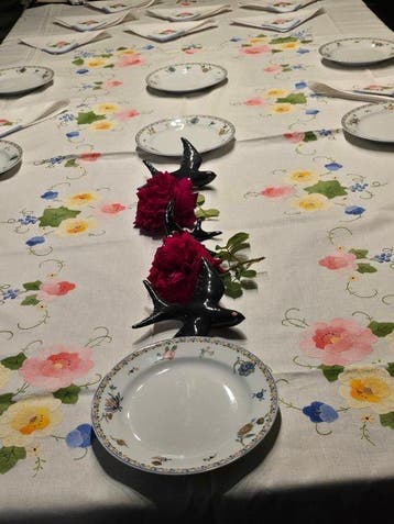 Tafelkleed (13) - 260 cm - 170 cm - Antieke decoraties