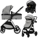 Lorelli Aspen Grey 3-in-1 Combi Kinderwagen incl. i-Size, Verzenden, Nieuw