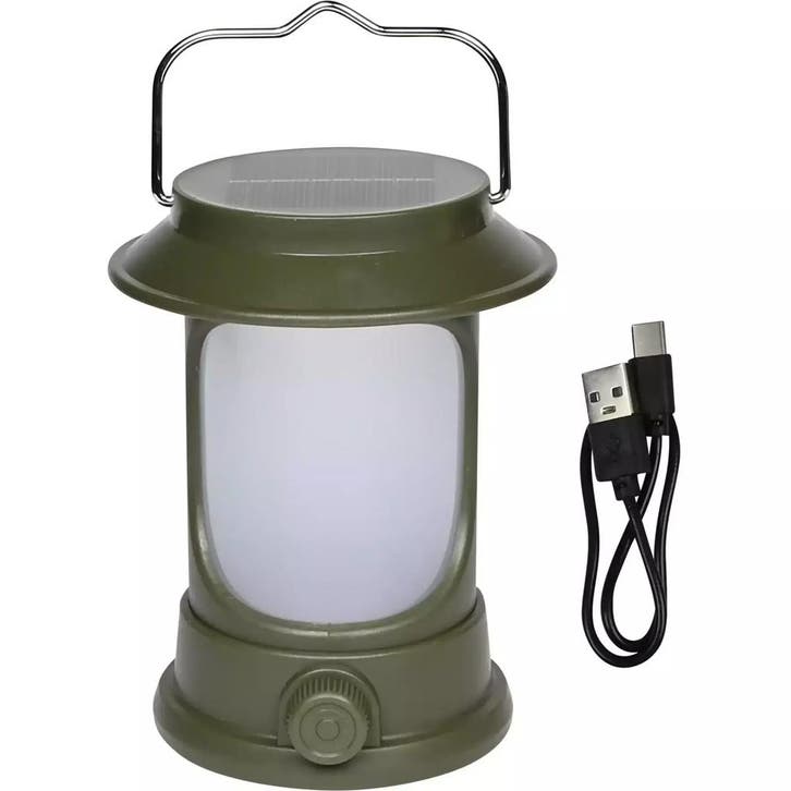 Benson Campinglamp - Solar oplaadbaar - Dimbaar - USB-C -..., Caravans en Kamperen, Kampeeraccessoires, Nieuw, Ophalen of Verzenden