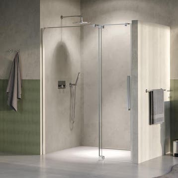 Brauer Stellar - Nisdeur - 2-Delig - Draaiend - Helder Glas, Ophalen of Verzenden, Nieuw, Rvs