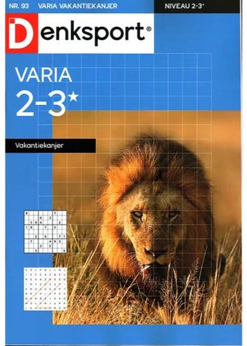 Denksport Varia Vakantiekanjer - 93 2025, Verzenden, Nieuw, Sport en Vrije tijd