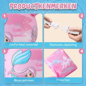 JUST23 Puddle Jumper Zeemeermin - Verstelbare Zwembandjes -, Ophalen of Verzenden, Nieuw