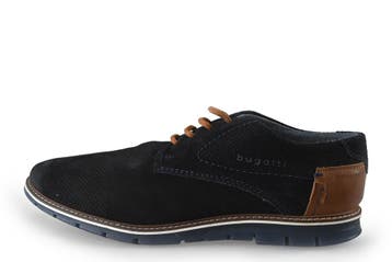 Bugatti Veterschoenen in maat 45 Blauw, Bugatti, Gedragen, Veterschoenen, Verzenden