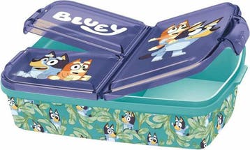Bluey broodtrommel met 3 vakken, Ophalen of Verzenden, Zo goed als nieuw