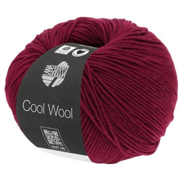 Lana Grossa Cool Wool - 468 Wijnrood - Merinowol Garen, Ophalen of Verzenden, Nieuw