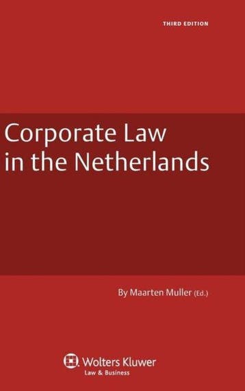 9789041128645 Corporate Law in the Netherlands, Verzenden, Zo goed als nieuw, Burggraaf