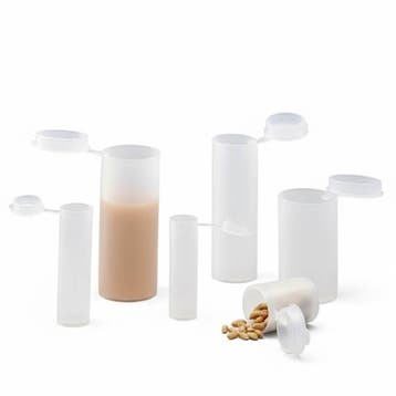 Plastic buisjes met dop   8 ml    10 stuks, Ophalen of Verzenden, Nieuw