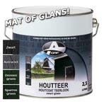 OAF Houtteer (Houtcoat Teerlook) Mat Zwart 5 ltr, Verzenden, Nieuw