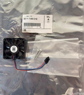 BMW Mini Koplamp ventilator 63117955318, Auto-onderdelen, Verlichting, Ophalen, Gebruikt, Mini