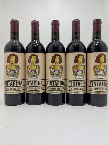 2020 Casarojo, Tintafina - Ribera del Duero - 5 Flessen, Nieuw