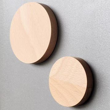 HOCHO Beukenhouten Koelkastmagneet ø60 mm – Stijlvol en P, Ophalen of Verzenden, Nieuw