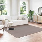 vidaXL Vloerkleden Vierkant LUGO Taupe 240 x 240 cm, Verzenden, Nieuw
