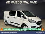 Ford Transit Custom | 2.0 TDCI 131pk L2H1 Dubbele Cabine, Auto's, Bestelauto's, Gebruikt, Euro 6, Wit, Dealer onderhouden