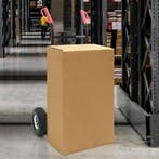 vidaXL Uitschuifbare handkar Zwart en Rood 57 x 46 x 113 cm, Verzenden, Nieuw