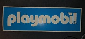 Playmobil - Promotional - Playmobil Playmobil sign -