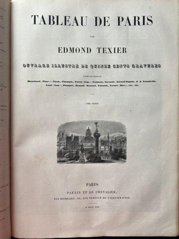Edmond Texier (1815–1887) - Tableau de Paris. Ouvrage