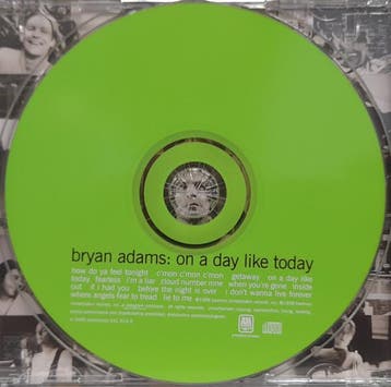 Bryan Adams - On A Day Like Today (CD, 1998), Ophalen of Verzenden, Zo goed als nieuw