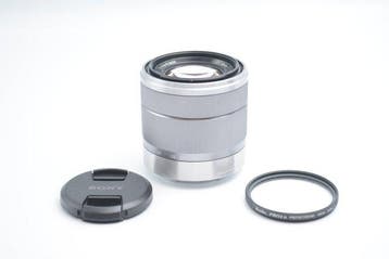 Sony SEL1855 E 18-55mm F3.5-5.6 OSS Silver Cameralens, Nieuw