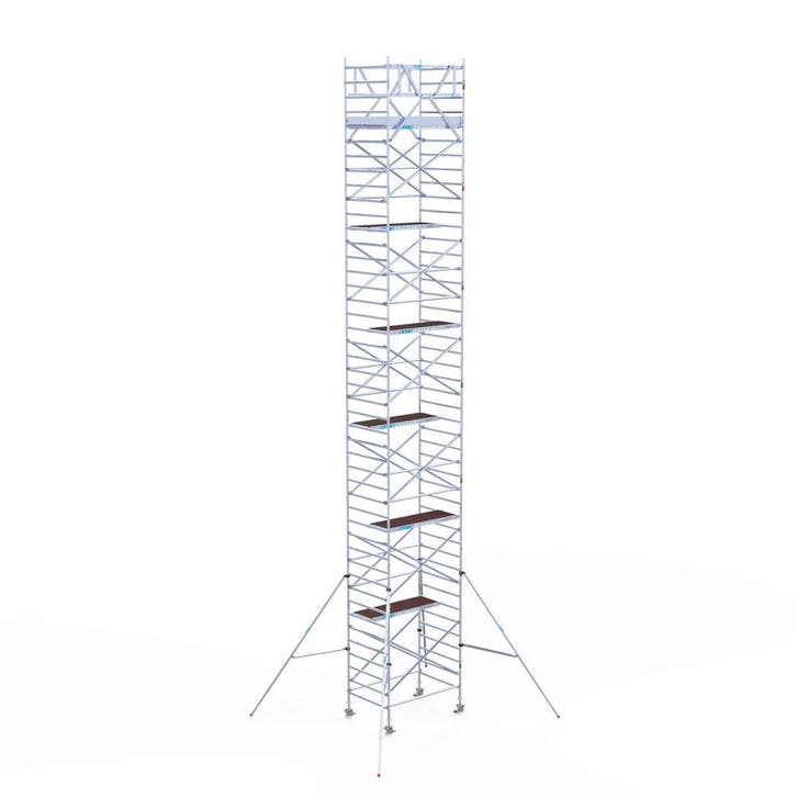 Rolsteiger Original 135x190 14,2m werkhoogte vrijstaand, Doe-het-zelf en Verbouw, Steigers, Rolsteiger of Kamersteiger, Nieuw