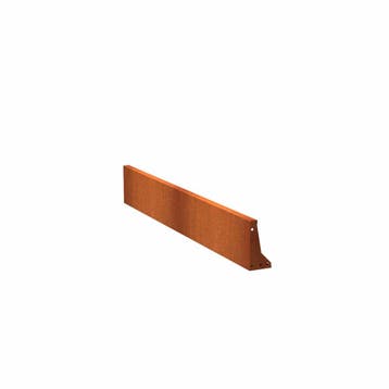Cortenstaal keerwand 200x5x30cm, Nieuw, Minder dan 25 cm, Border