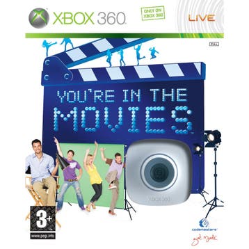 Xbox 360 Youre in the Movies + Live Vision Camera (Geseald, Verzenden, Nieuw