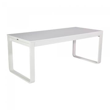 Eettafel Flow Dinner | Aluminium/Melamine | Wit | 2 Formaten, Verzenden, Nieuw in verpakking